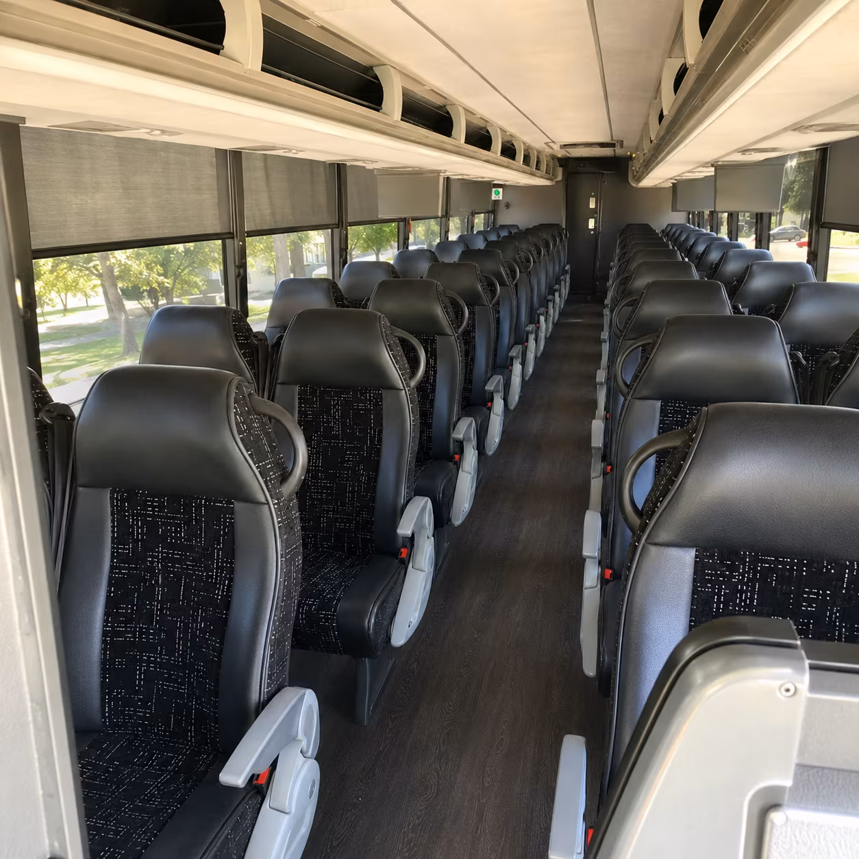 longview charter bus services inside