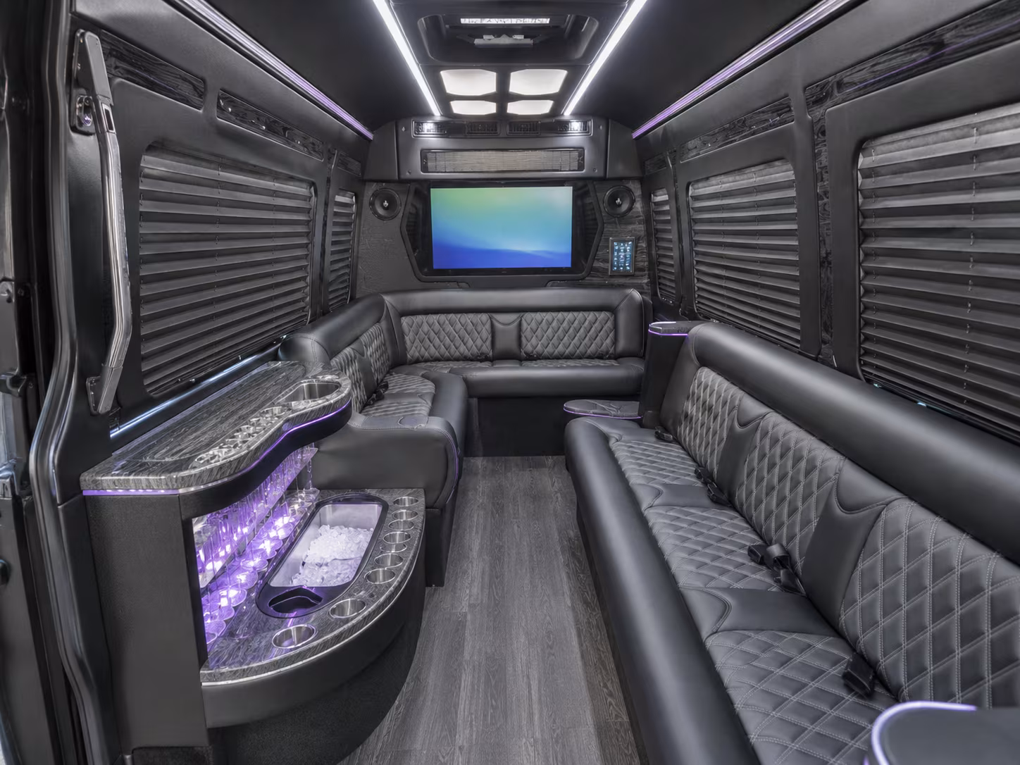 longview party bus interior