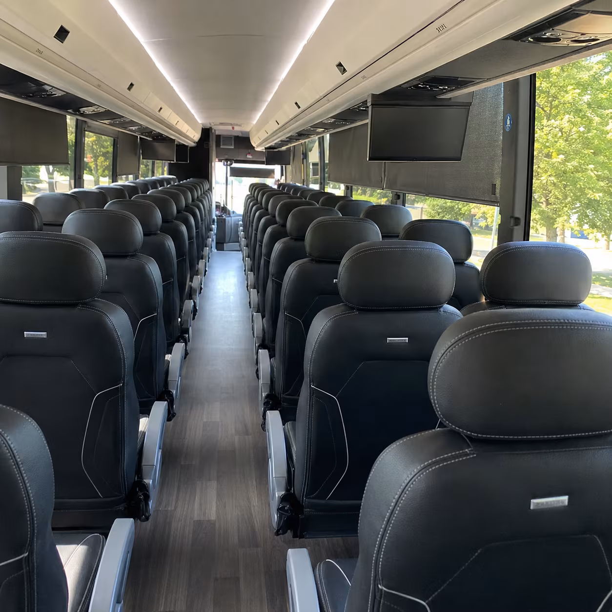 longview school event transportation onboard seating