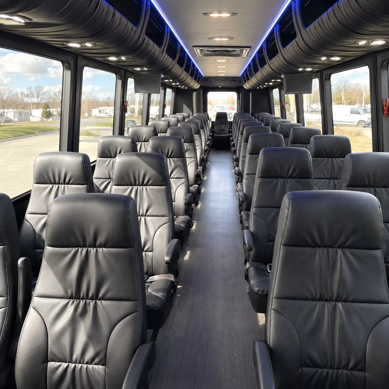 longview wine tour brewery transportation onboard seating